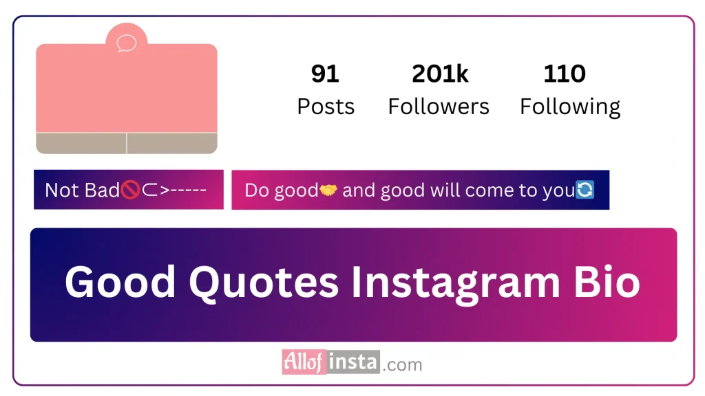 Good quotes for Instagram bio