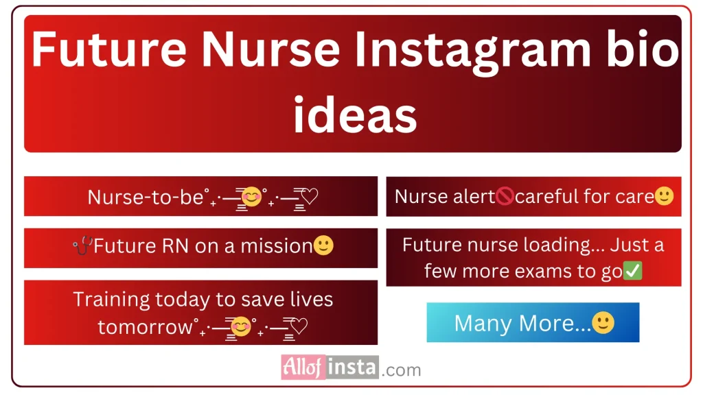 Future Nurse Instagram bio ideas