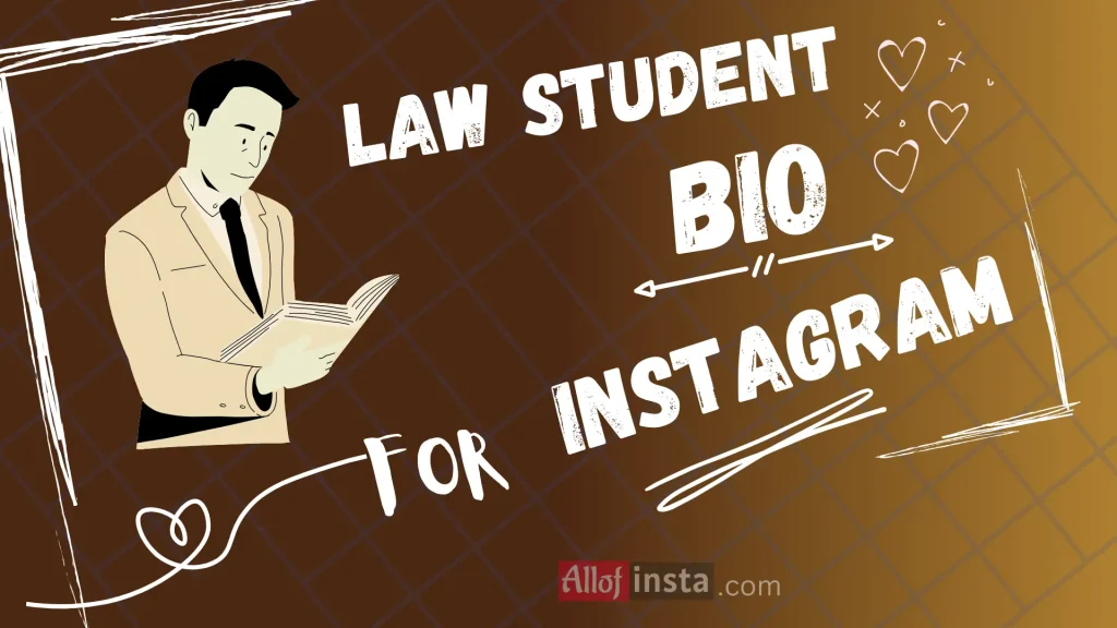 Law student Instagram bio for boys and girls