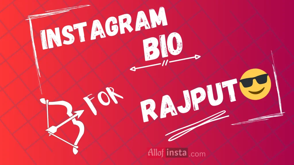 Rajput Instagram bio