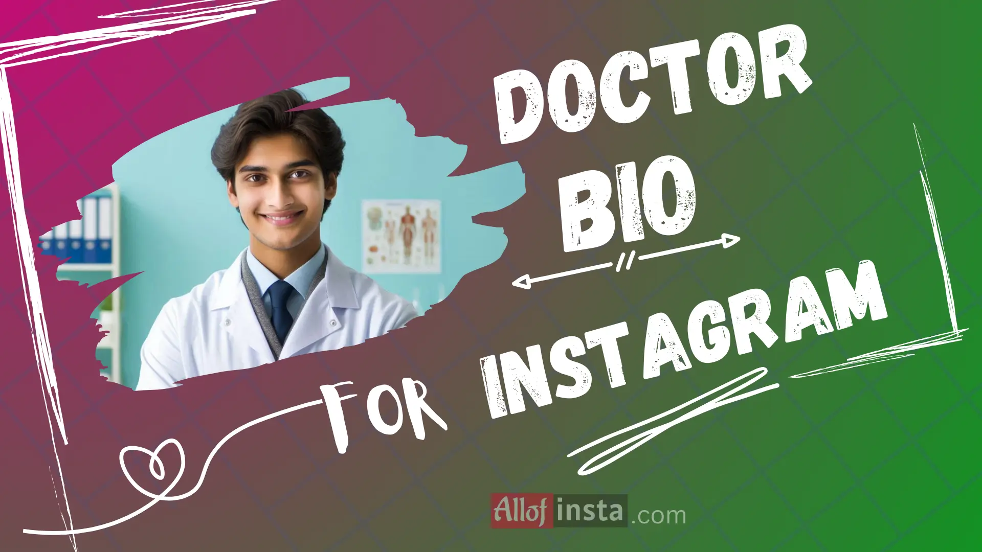 Doctor bio for Instagram
