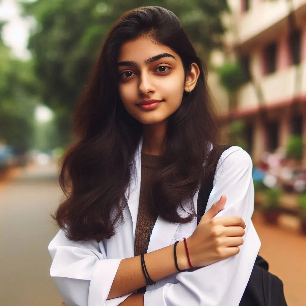 Girl medical student dp idea for Insta