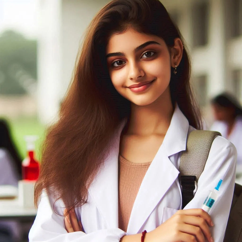 Medical student girl dp idea for Ig